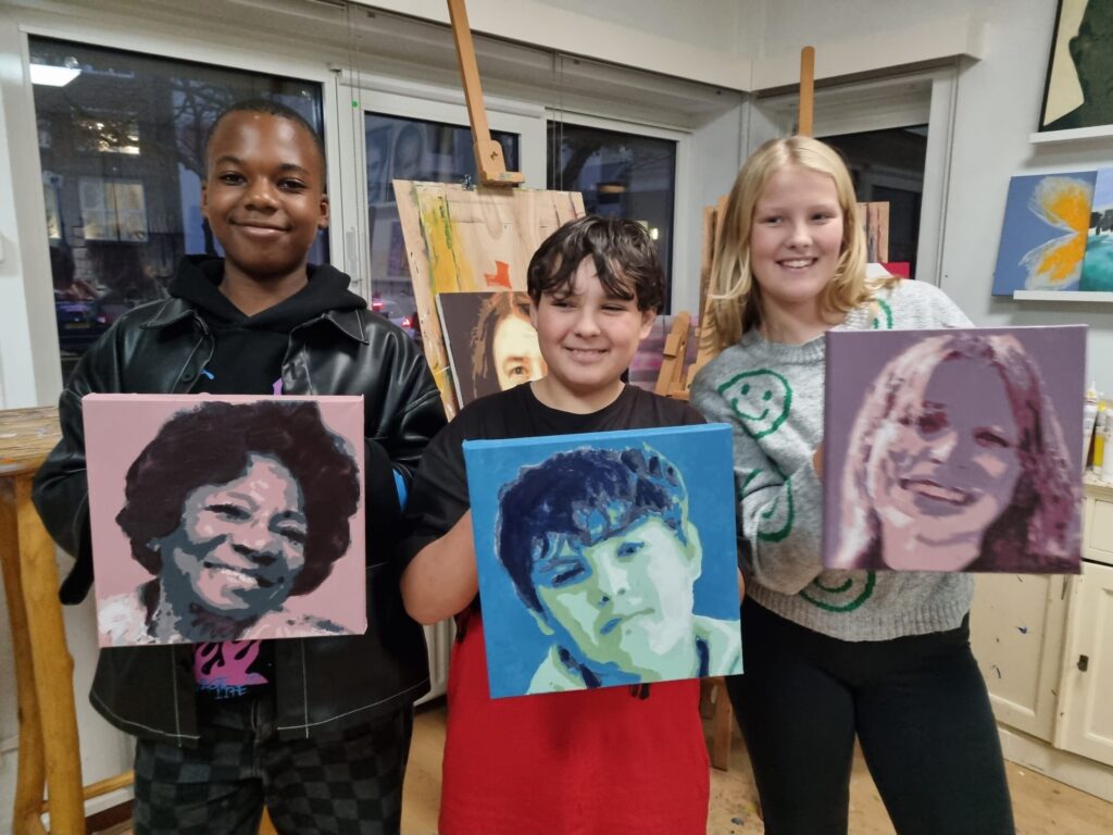portret schilderen, ook voor kinderen